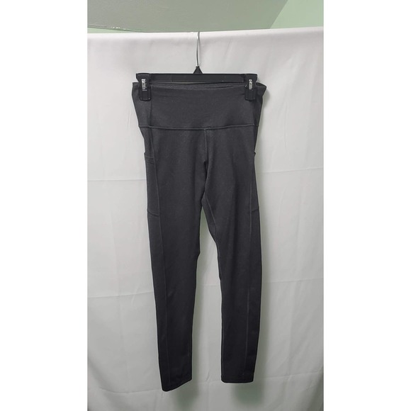 Heathyoga Super Comfy Heathered Gray Yoga Pants Size Small ~ Activewear Sporty - Picture 1 of 8